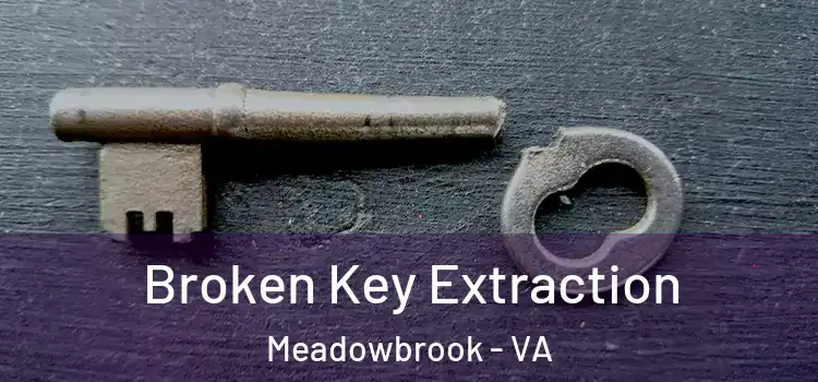  Broken Key Extraction Meadowbrook - VA
