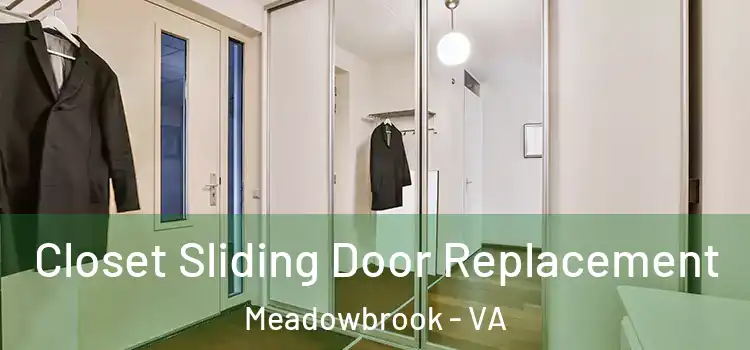  Closet Sliding Door Replacement Meadowbrook - VA