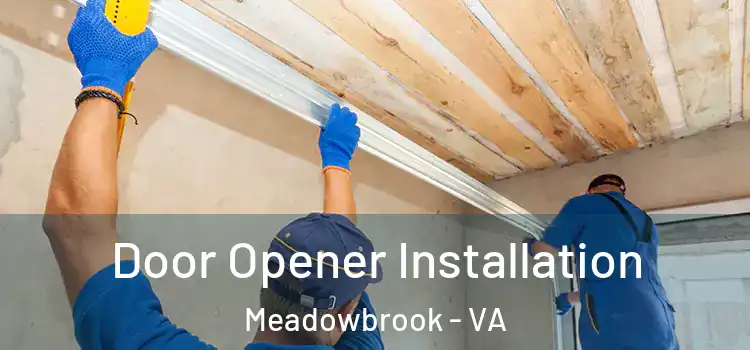  Door Opener Installation Meadowbrook - VA
