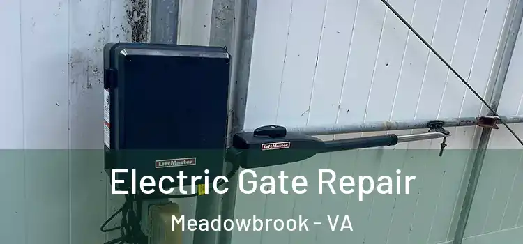 Electric Gate Repair Meadowbrook - VA
