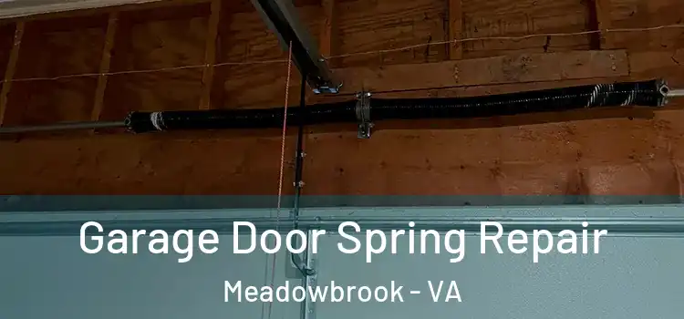  Garage Door Spring Repair Meadowbrook - VA