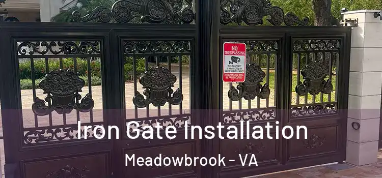 Iron Gate Installation Meadowbrook - VA
